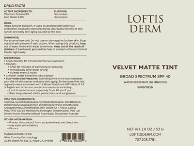 Package Label (Loftis 203)